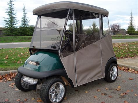 types of golf cart enclosures